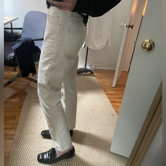 MANGO 100% cotton white jeans - Picture 4 of 4